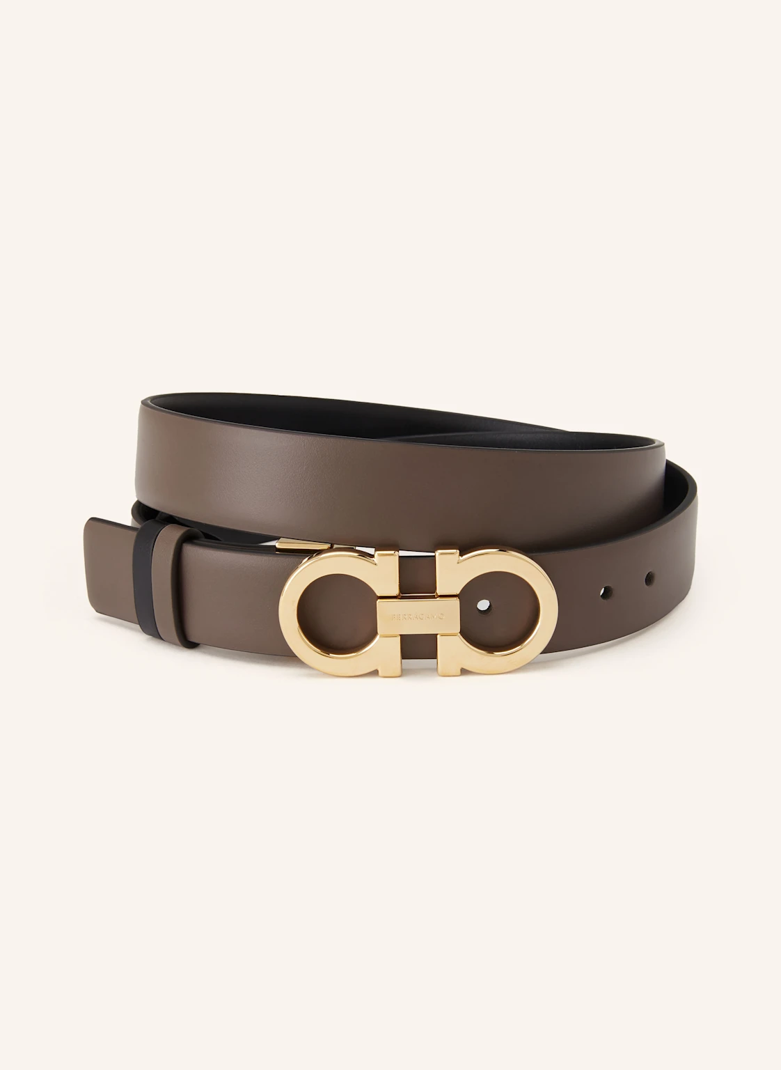 FERRAGAMO Ledergürtel DONNA zum Wenden