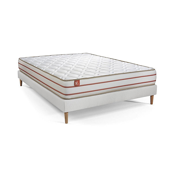 Ensemble Mémoire de forme de confort Très ferme avec sommier tapissier