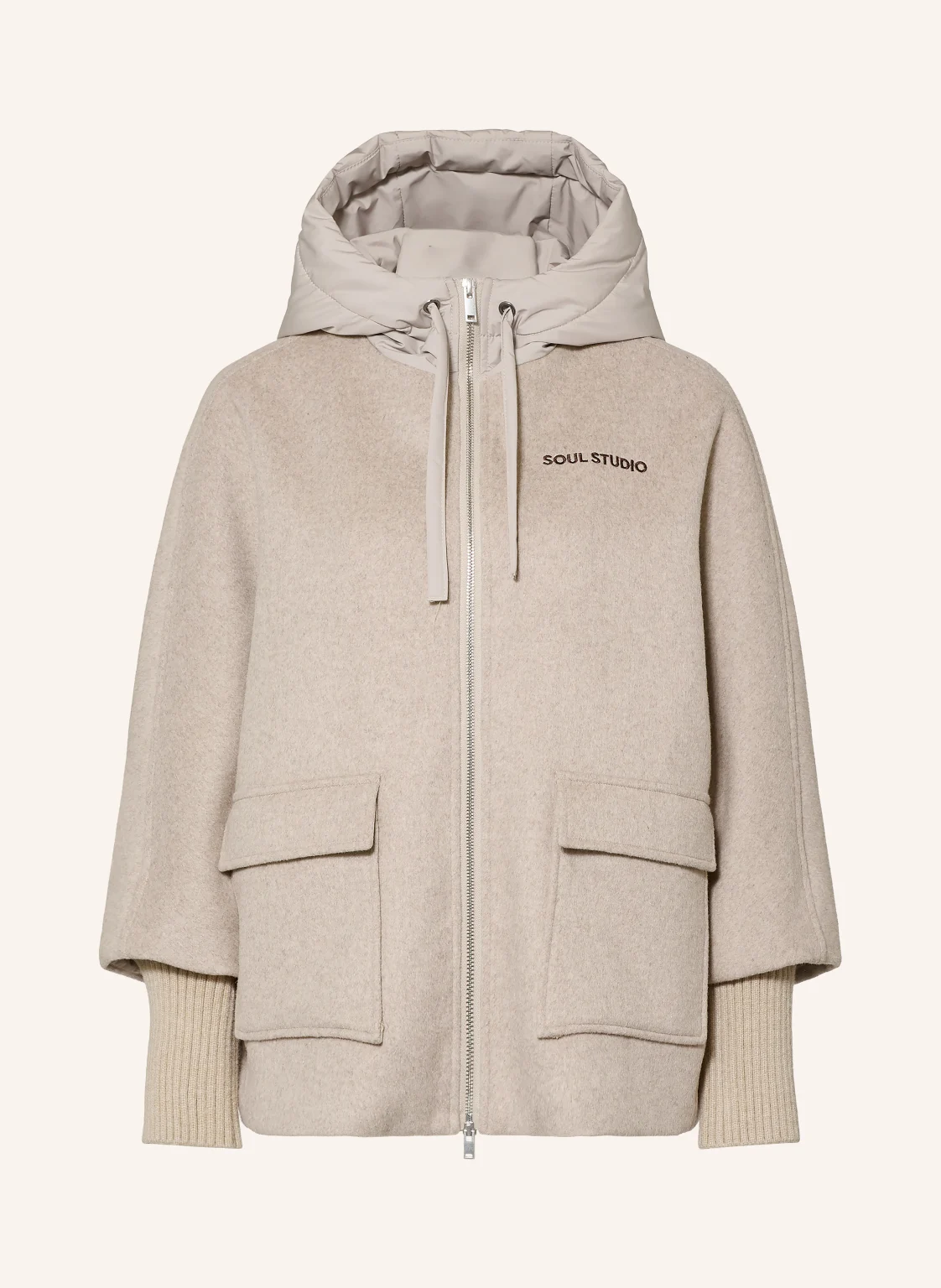 Smith & Soul Jacke im Materialmix