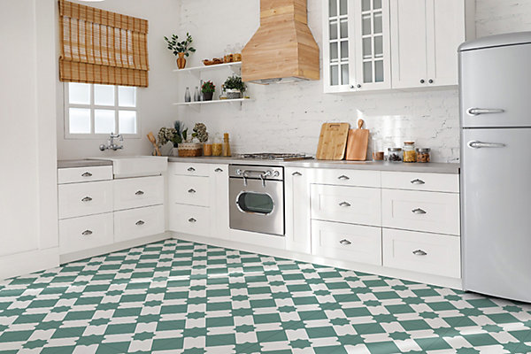 Carreaux vinyle Tulup 30x30 cm Motif géométrique 9 pcs
