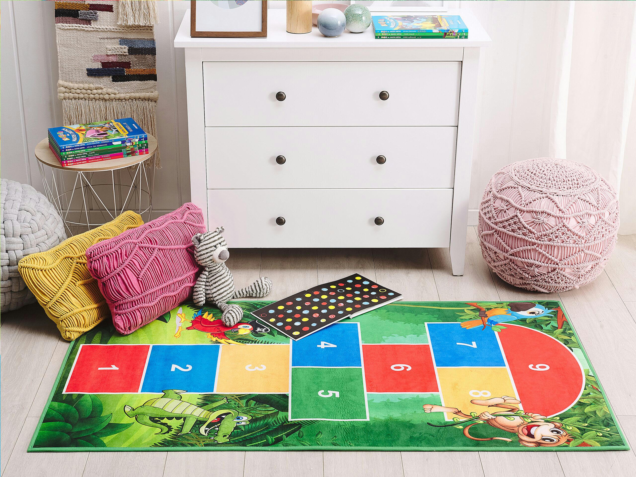 BABADAG - Tapis en tissu multicolore 150x80cm