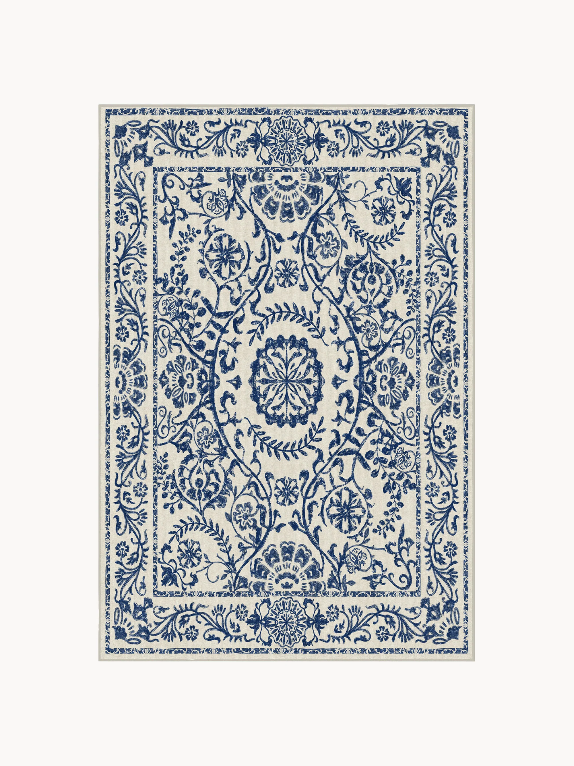 Waschbarer Kurzflor-Teppich Delphina