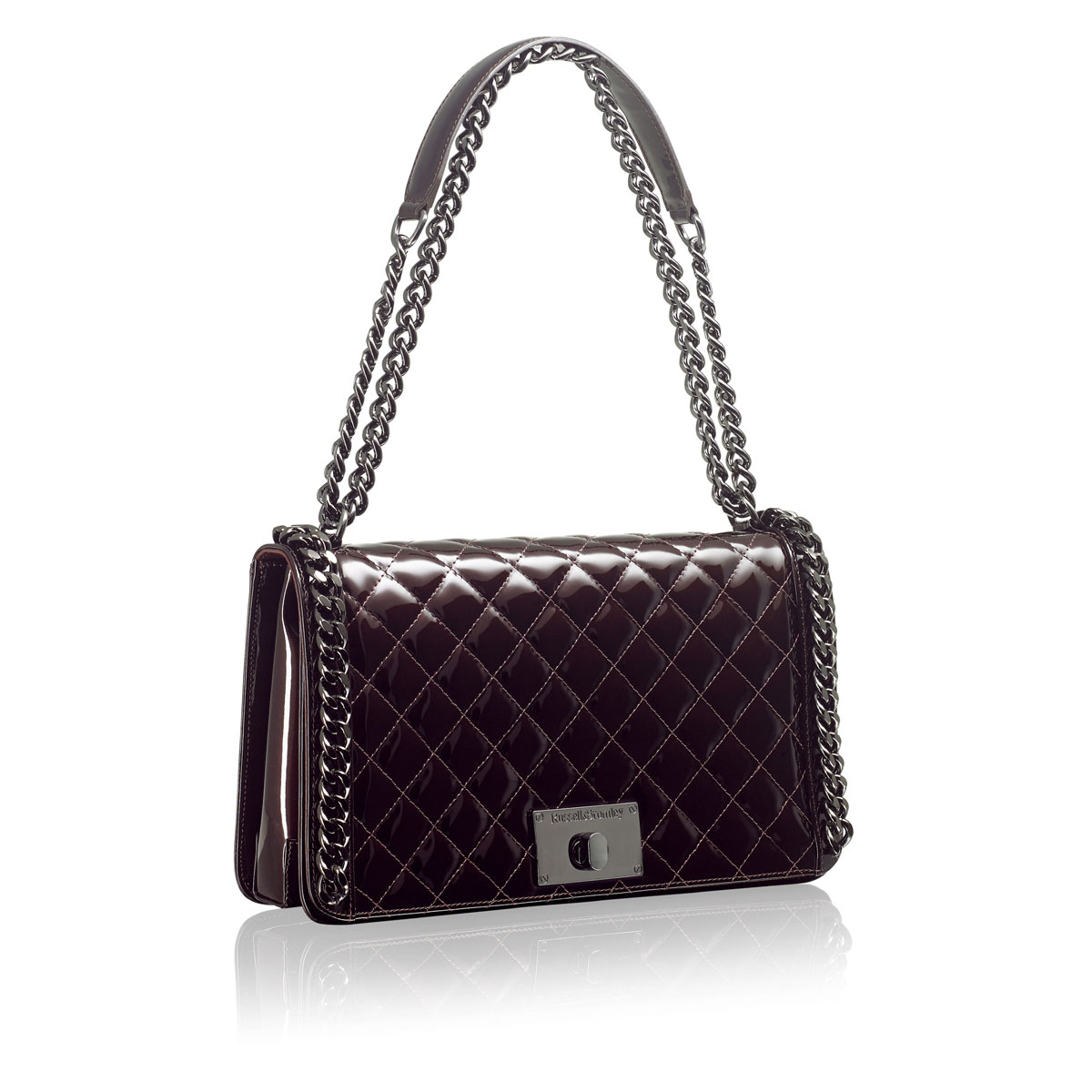 Russell & Bromley CHAINY Chain Trim Shoulder Bag