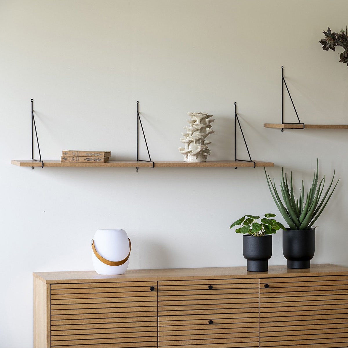 Artichok Mick Houten Wandplank Naturel - B 120 cm