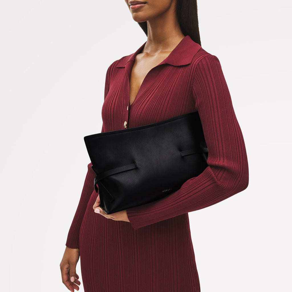 Fleet Street - Medium Open Top Clutch Bag