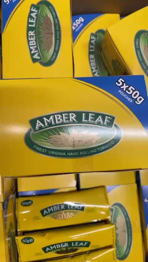 Amber Leaf Hand Rolling Tobacco (Original) 50Gx5 Packs