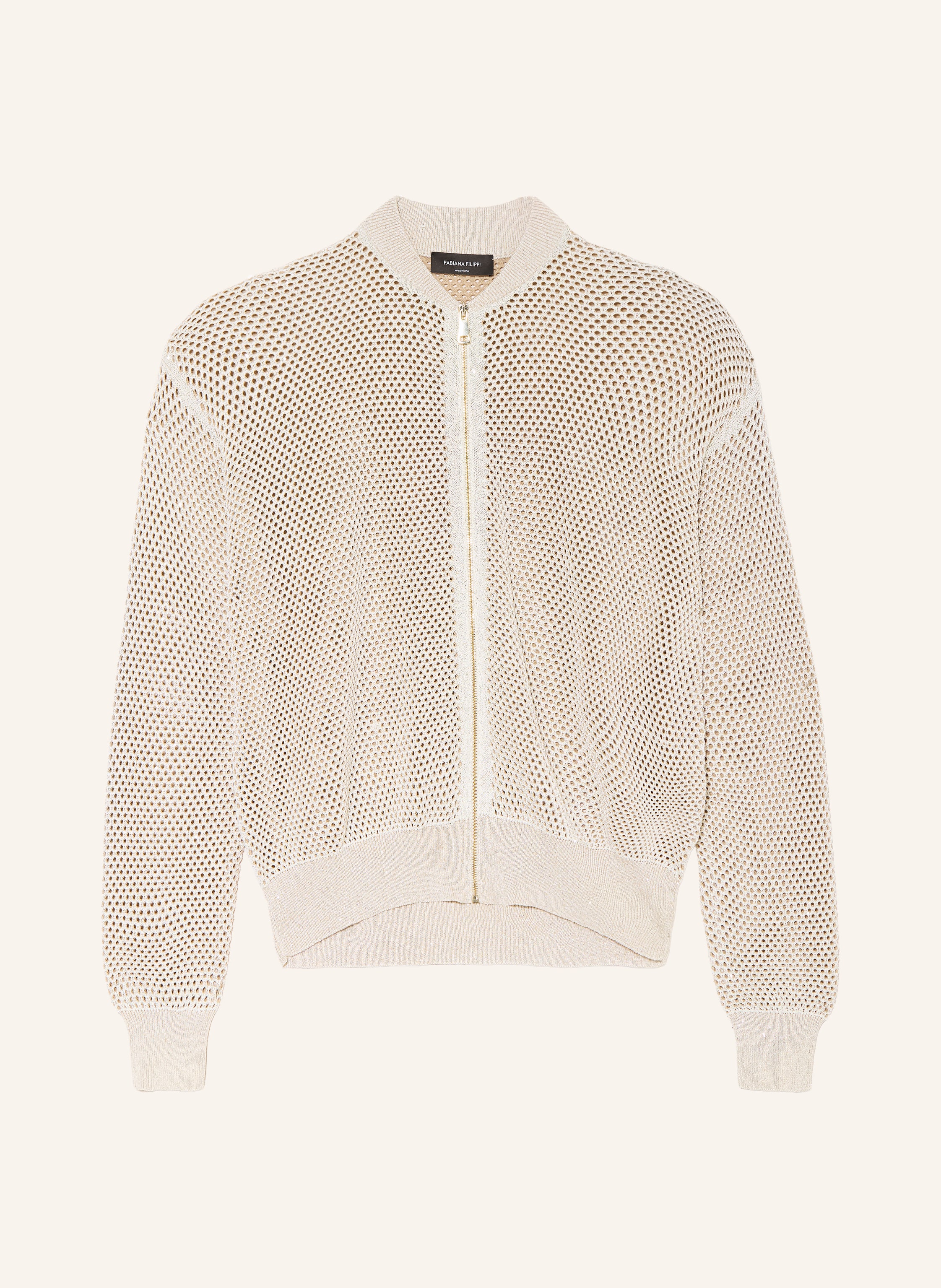 FABIANA FILIPPI Strickjacke mit Pailletten