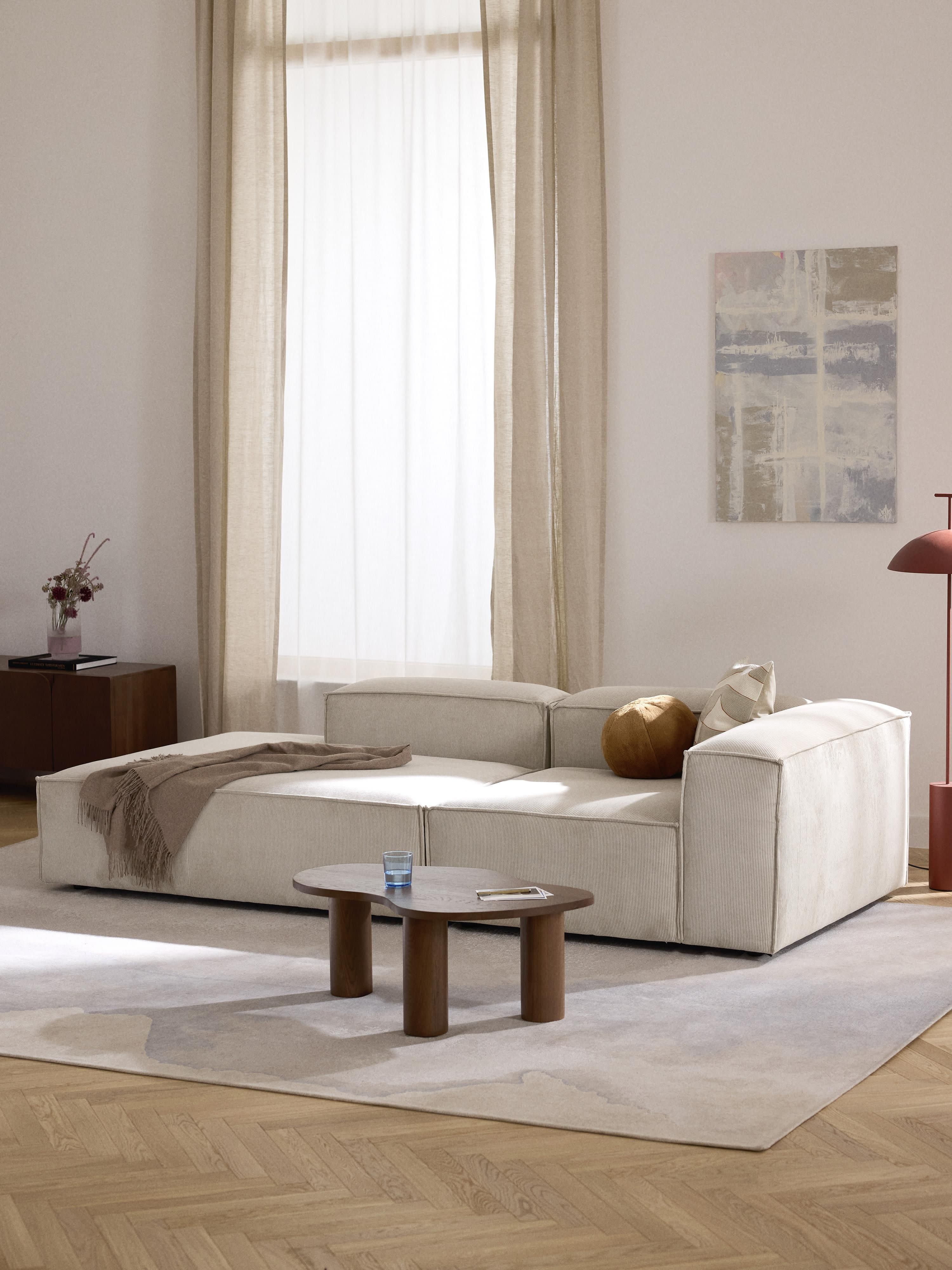 Modulare Ottomane Lennon aus Cord