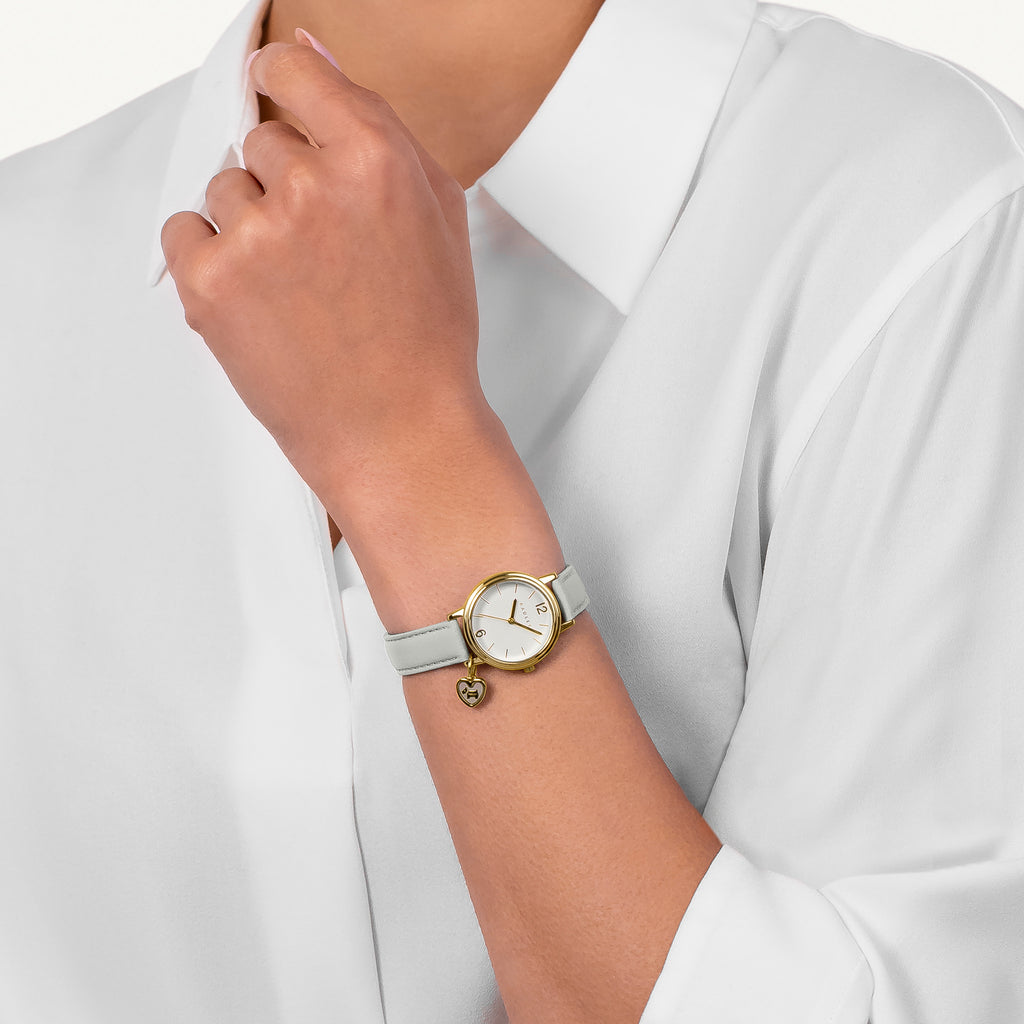 Maldon Mews - 26Mm Leather Strap Watch With Charm
