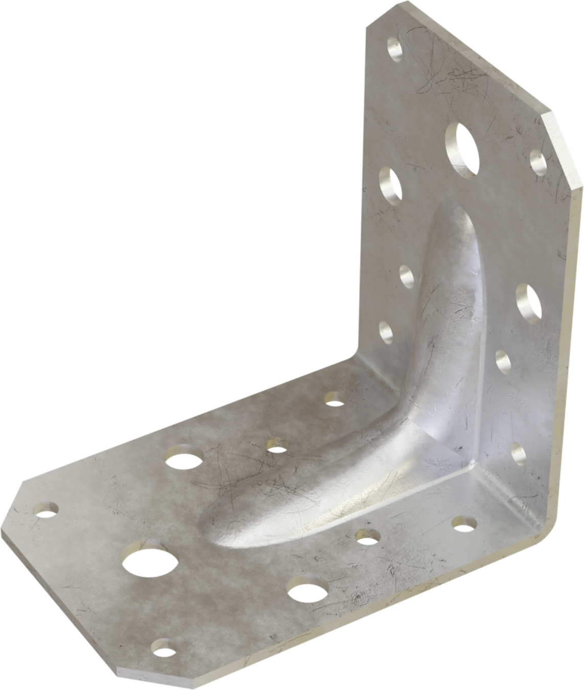 Kątownik przetłaczany wzmocniony KPW 40x40x40mm , grubość: 2,0mm STALCO KPW1 - 40/40/40