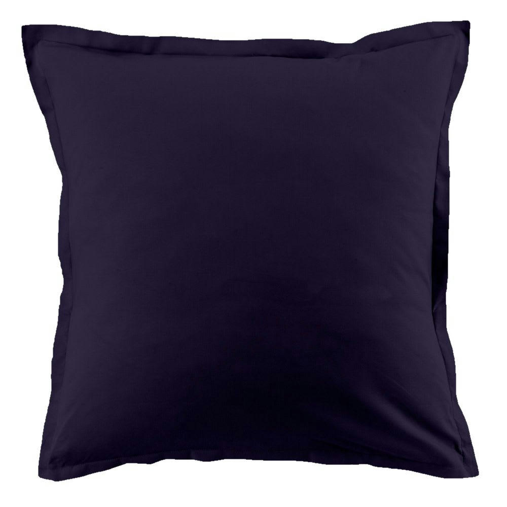- Lot de 2 taies d'oreiller carrées coton bleu impérial 63x63 cm
