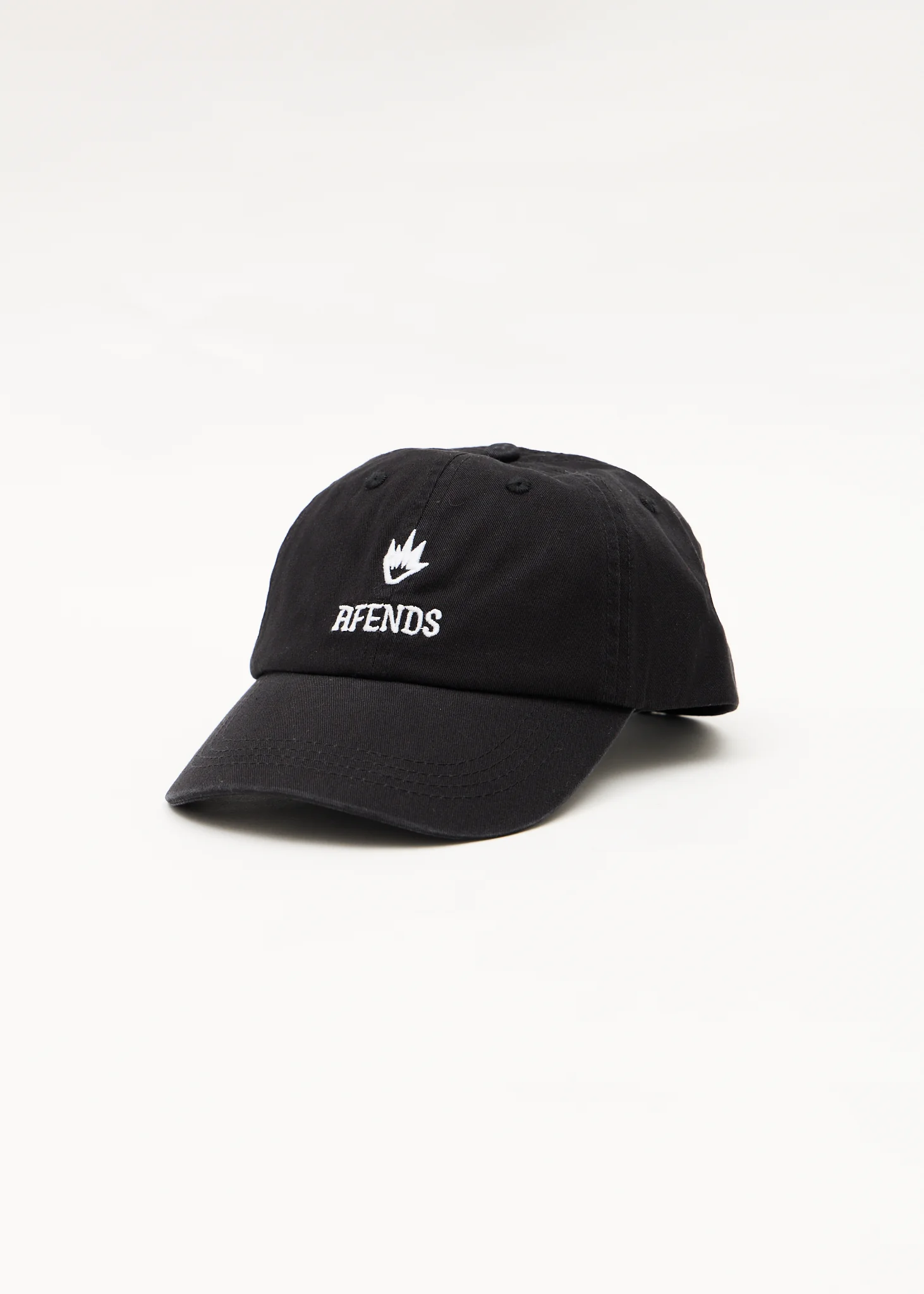 AFENDS Mens Burnin - Six Panel Cap - Stone Black