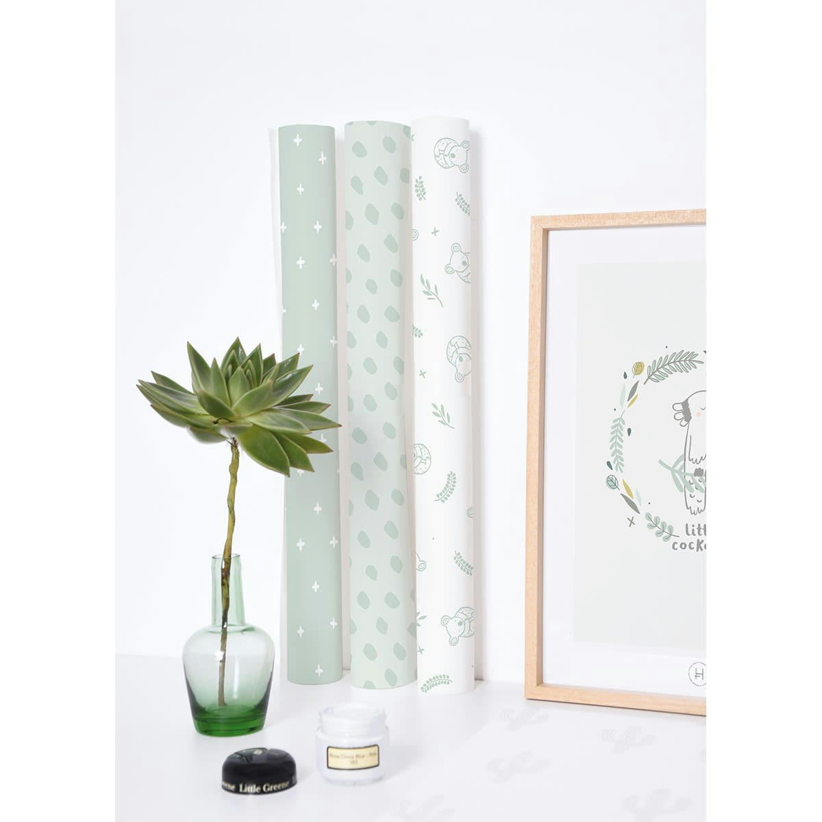 AUSTRALIA - Affiche cockatoo en Papier Vert