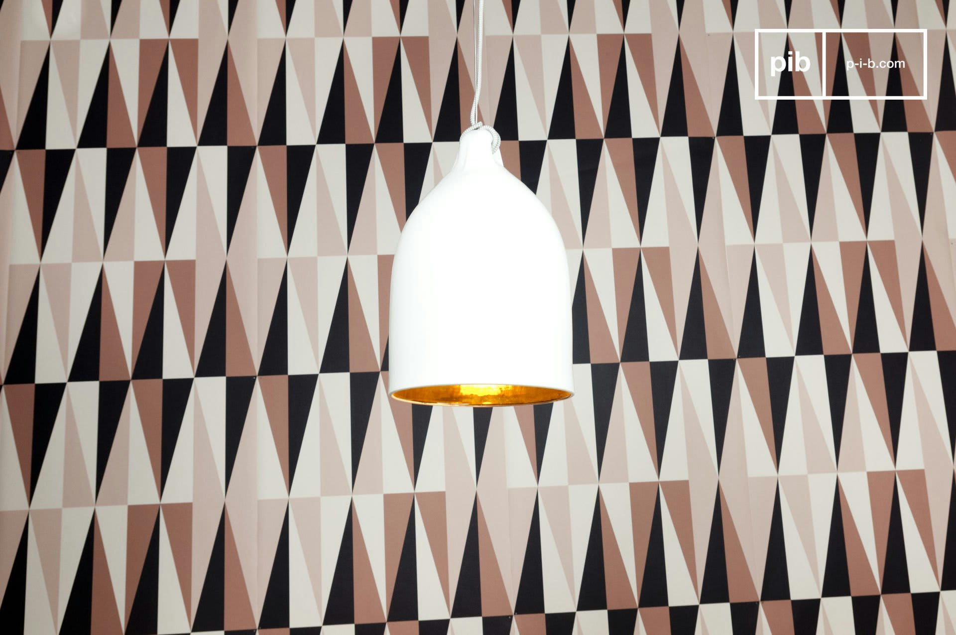 FENDER - Suspension vintage en métal blanc