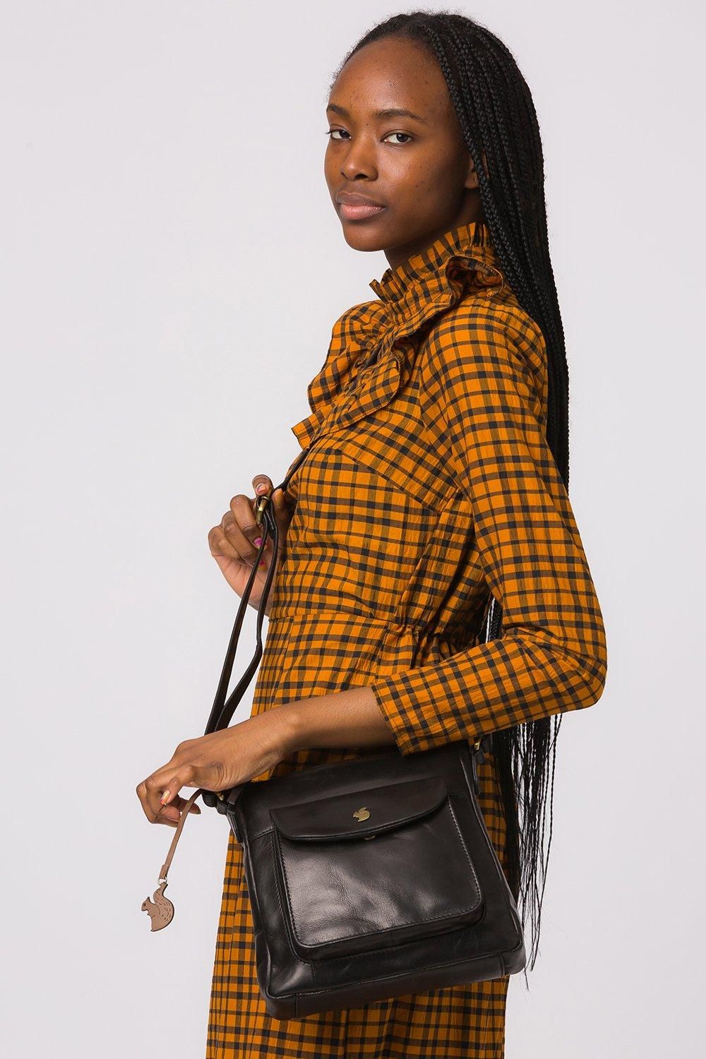Conkca London Shona' Leather Cross Body Bag