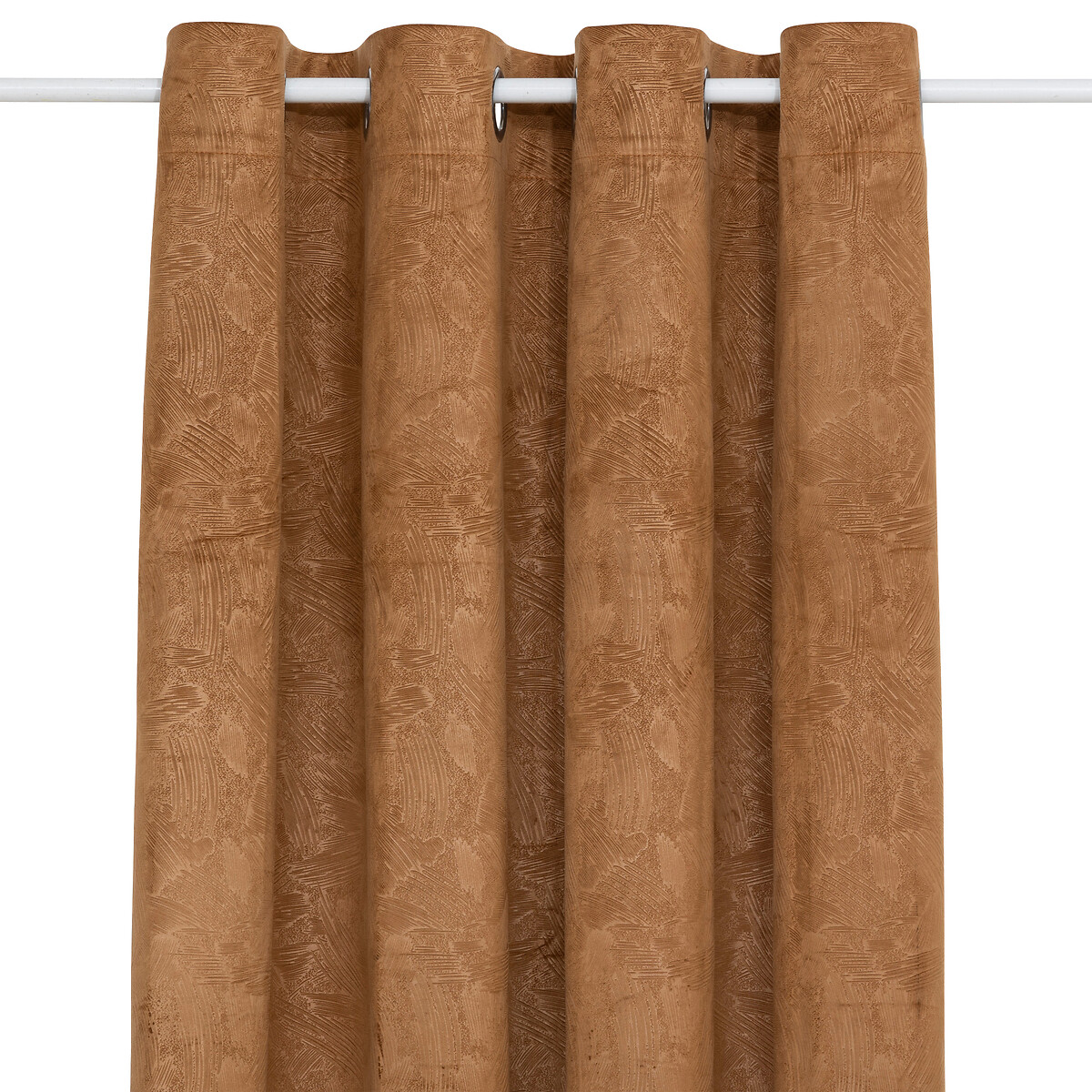 Cortina opaca FUJO veludo castanha 135x260cm