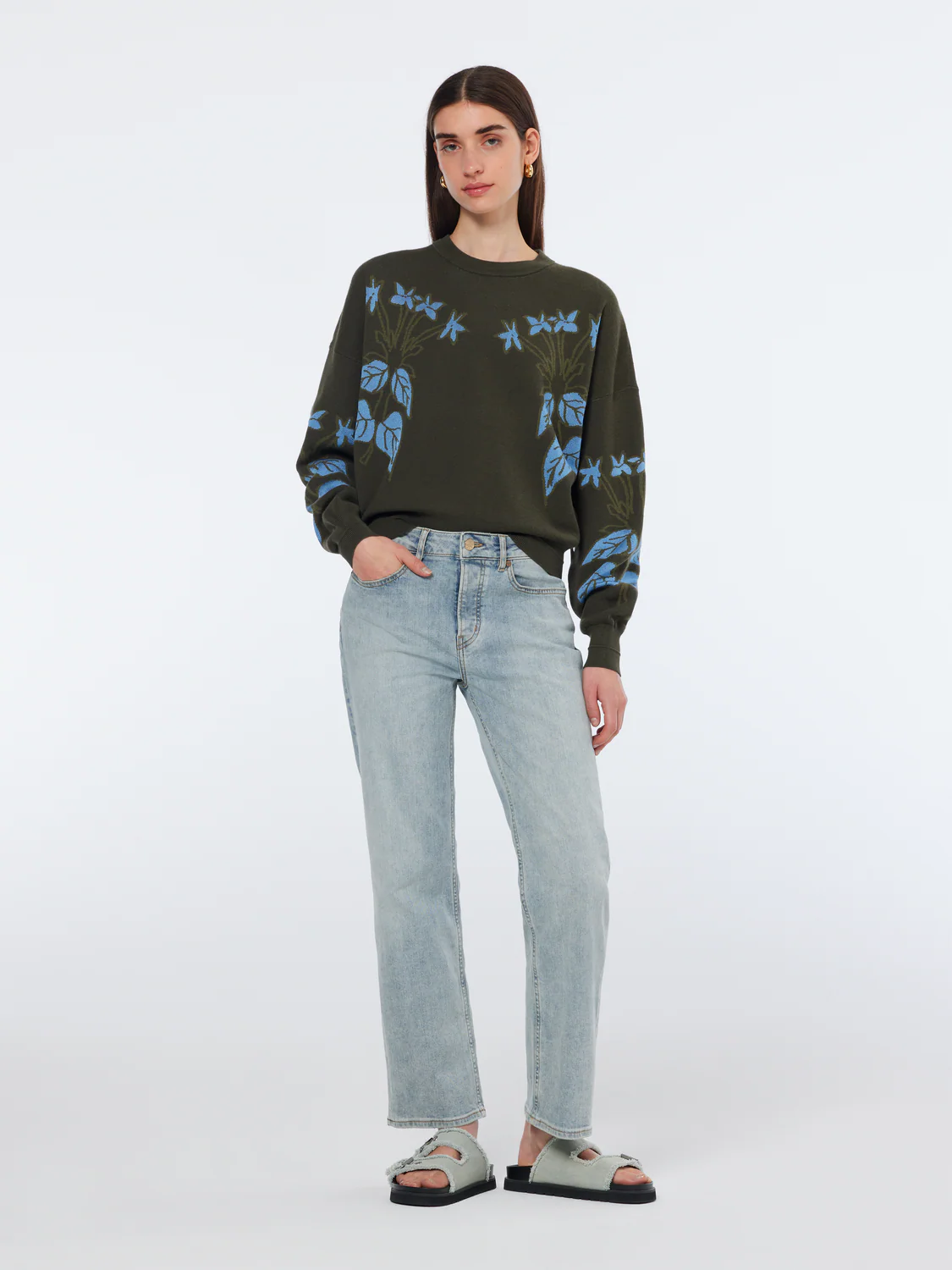 Jacquard Relaxed Pullover