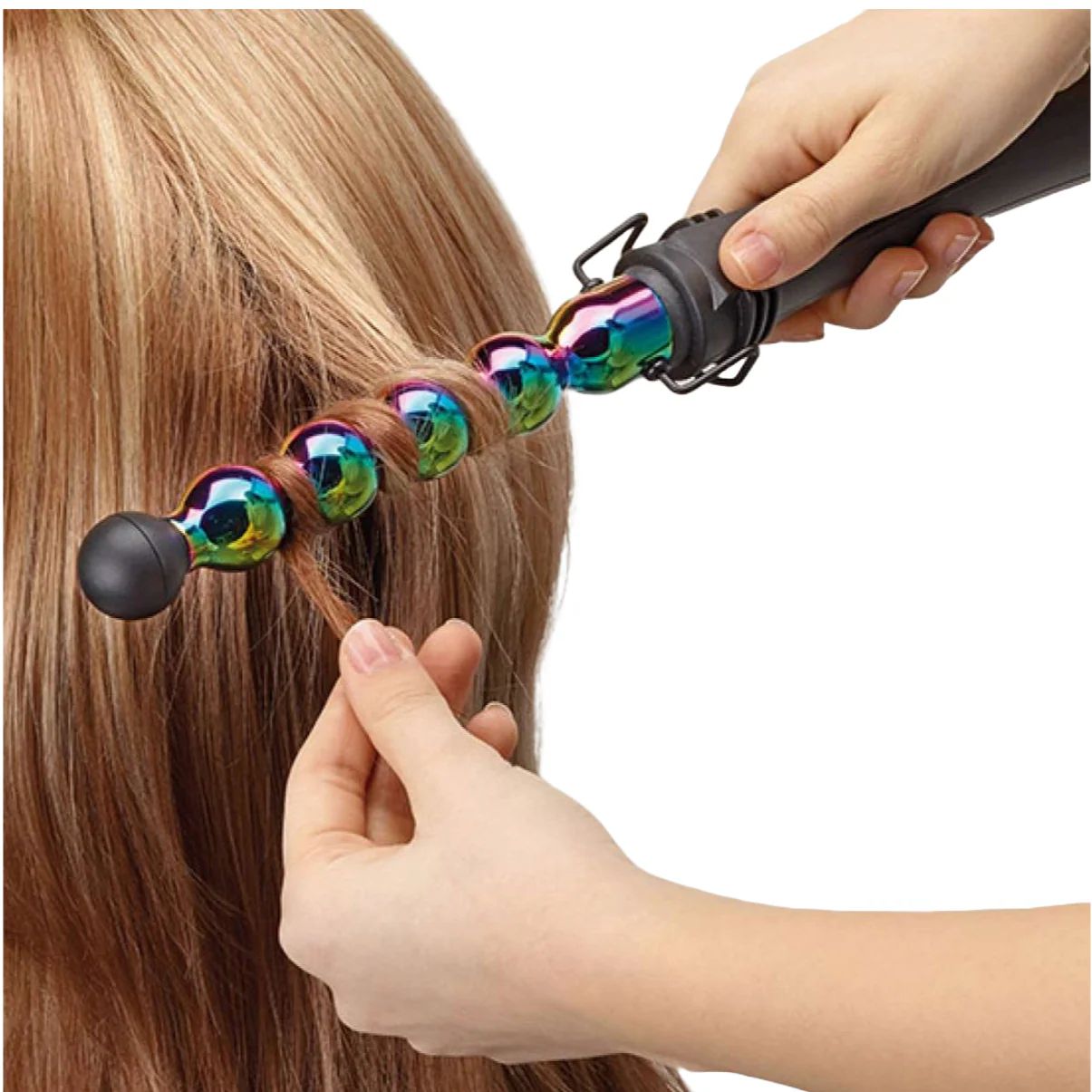 Gamma+ Rainbow Bubble Curling Wand - 33mm