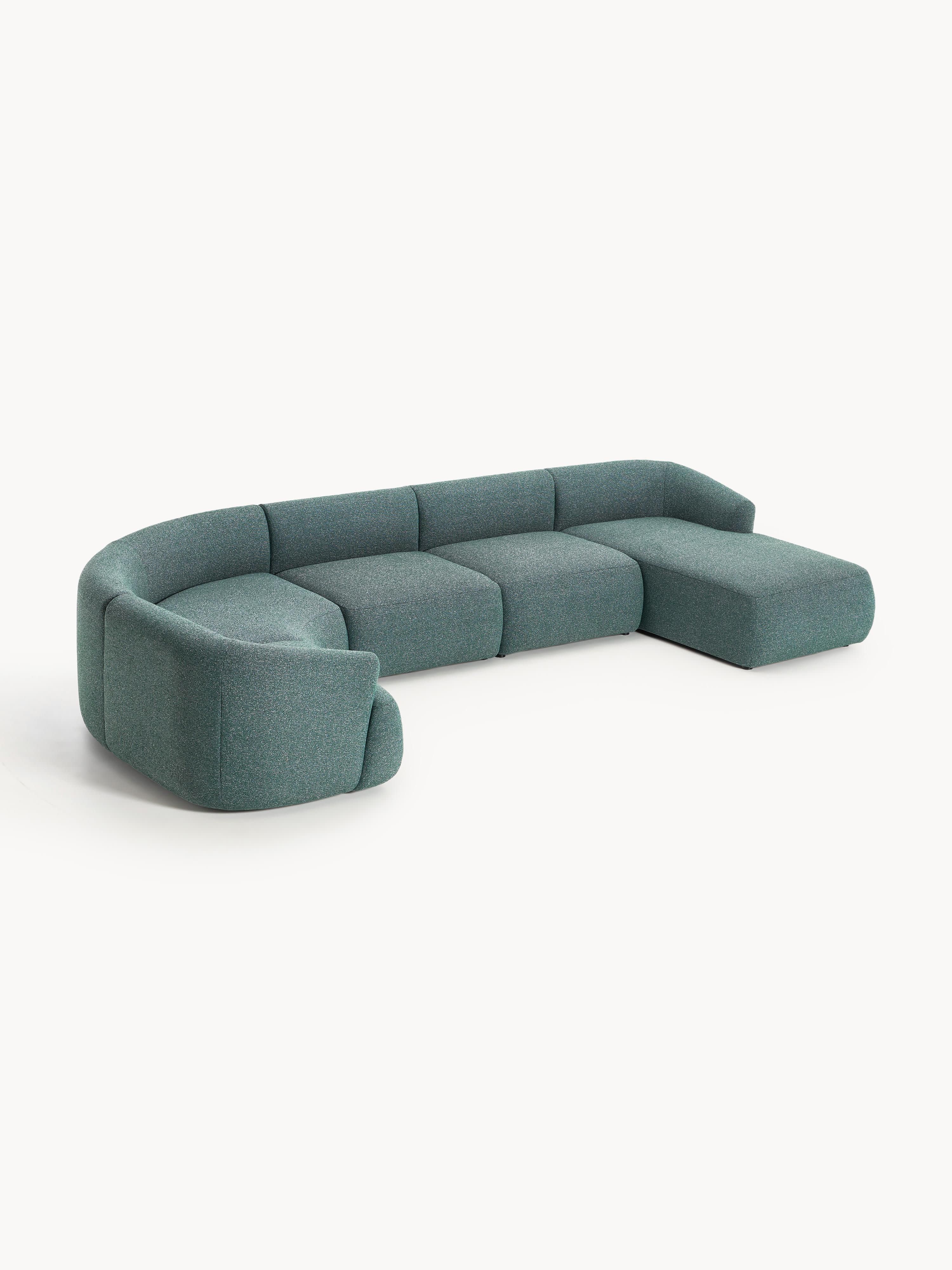 Modulares XL Bouclé-Sofa Sofia