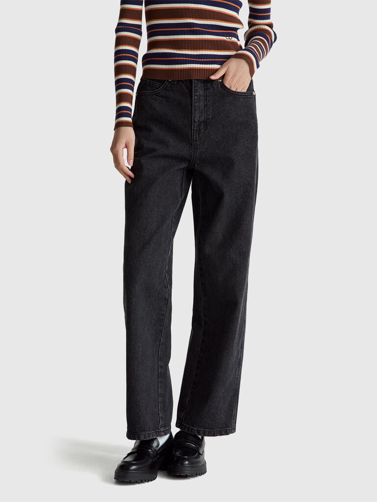 Straight leg jeans