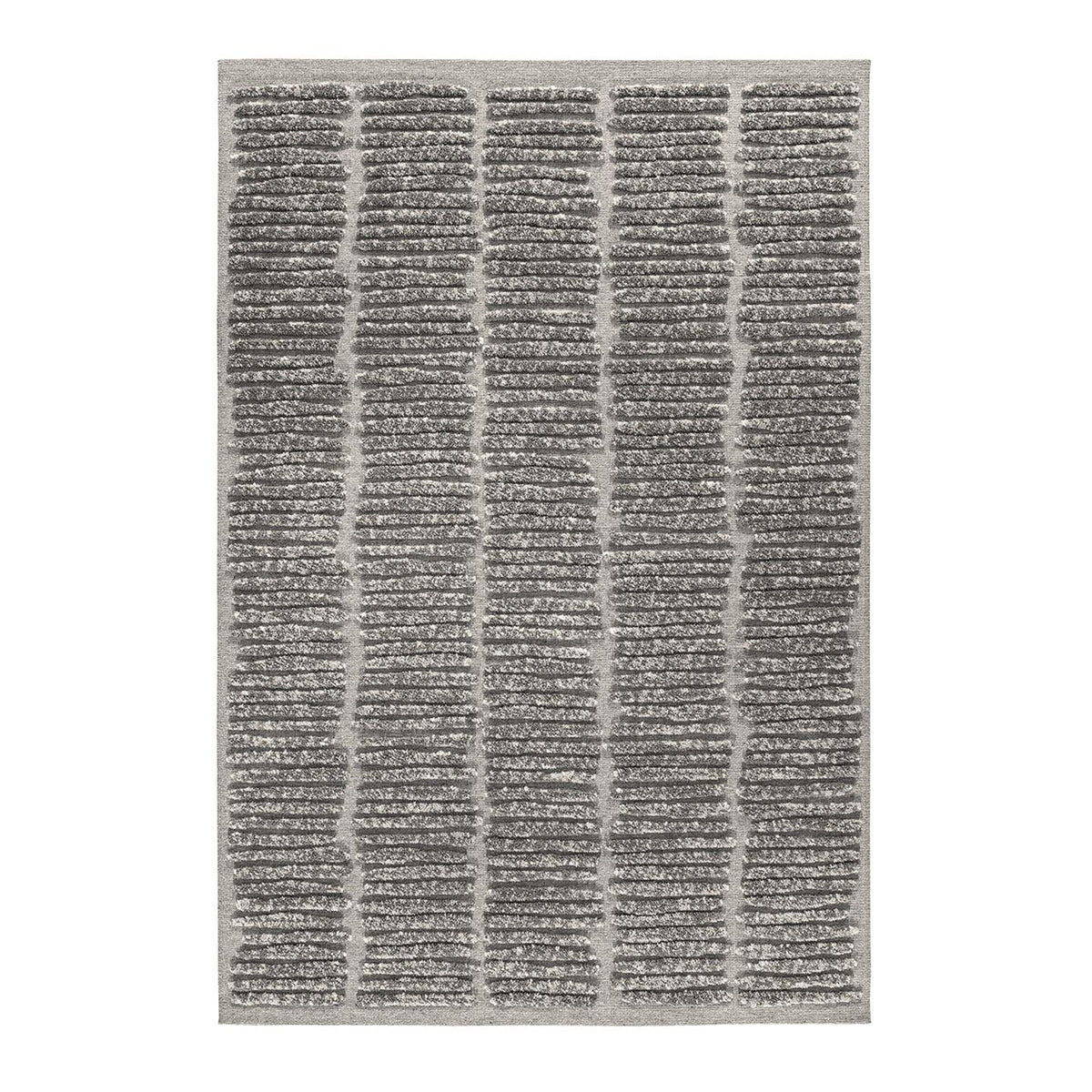 AFK Living vloerkleed Accent - reliëfeffect - grijs - 115 x 170 cm