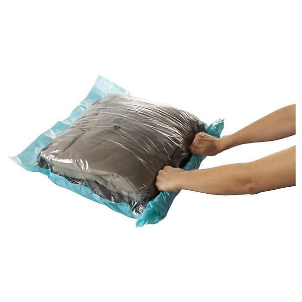 COMPACTOR Lot de 2 housse de rangement vide d'air manuel Roll-up 55x70 cm