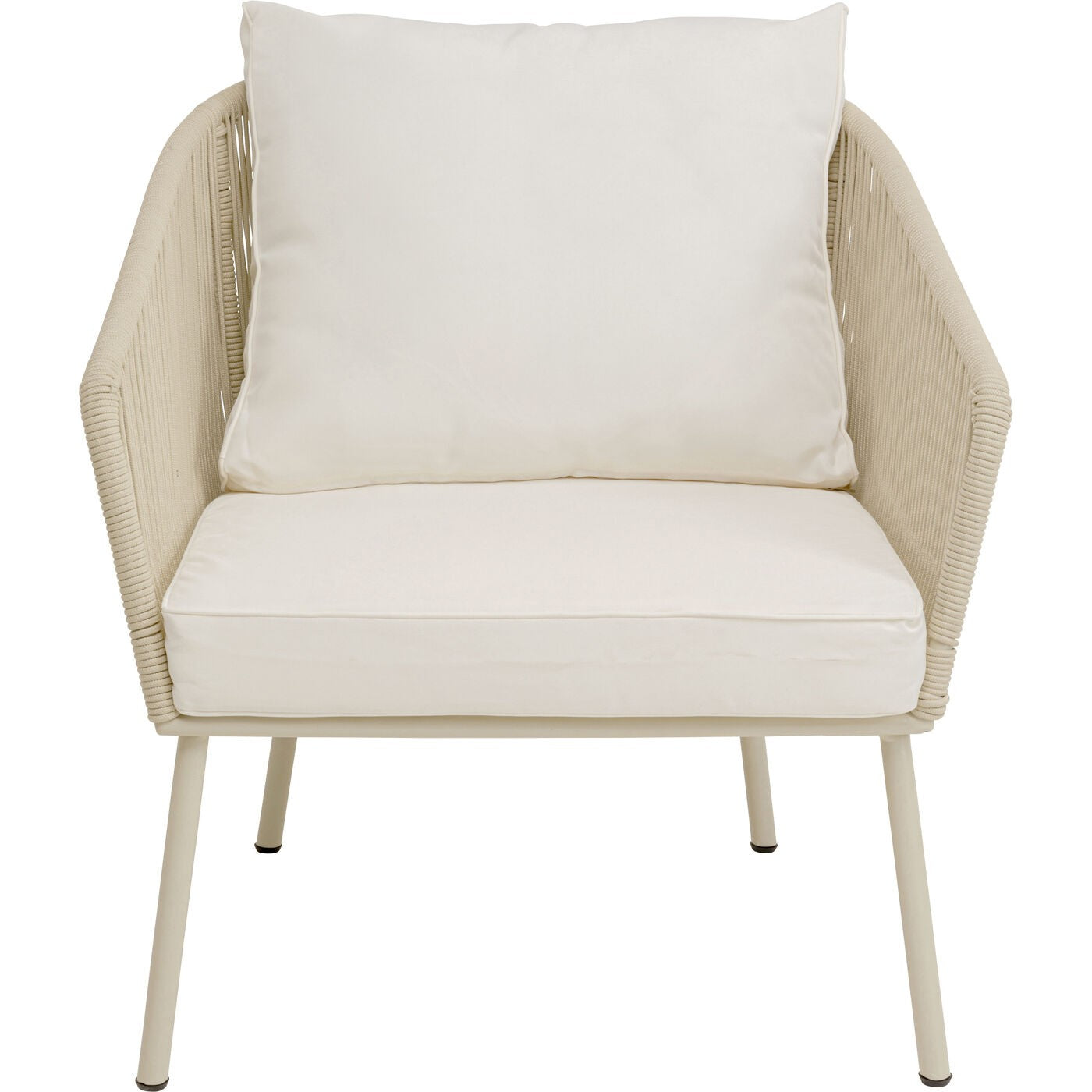 Kare Design Tuinfauteuil Elba creme