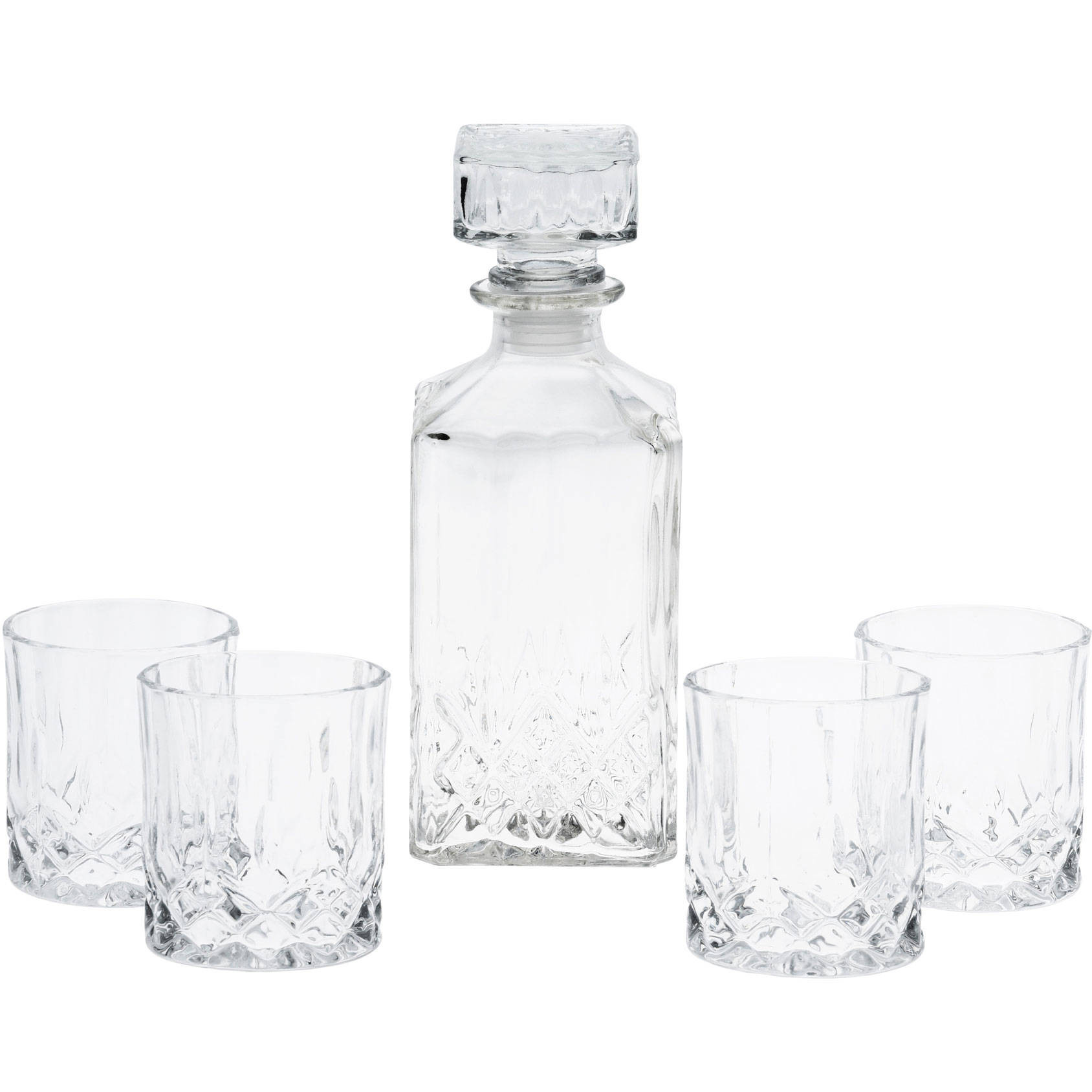 Karafka do whisky, 900 ml, 4 szklanki