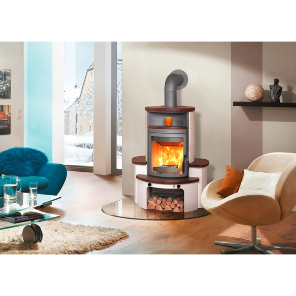 Kaminofen »Avenso GT ECOplus«, braun, Stahl/Keramik, 6 kW, Dauerbrand geeignet