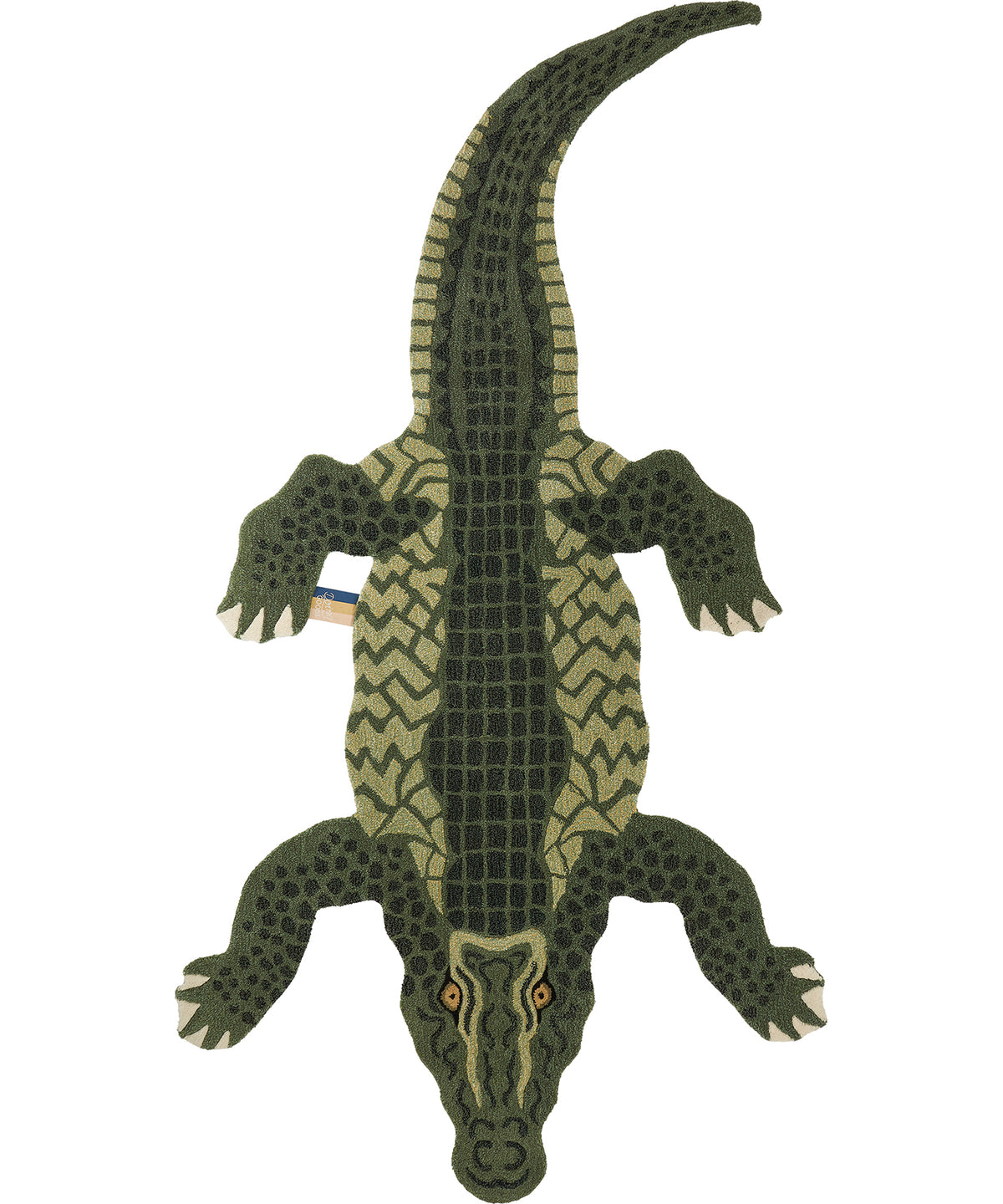 Doing Goods Coolio Krokodil Vloerkleed - XL 300 x 150 x 2 cm - 100% wol