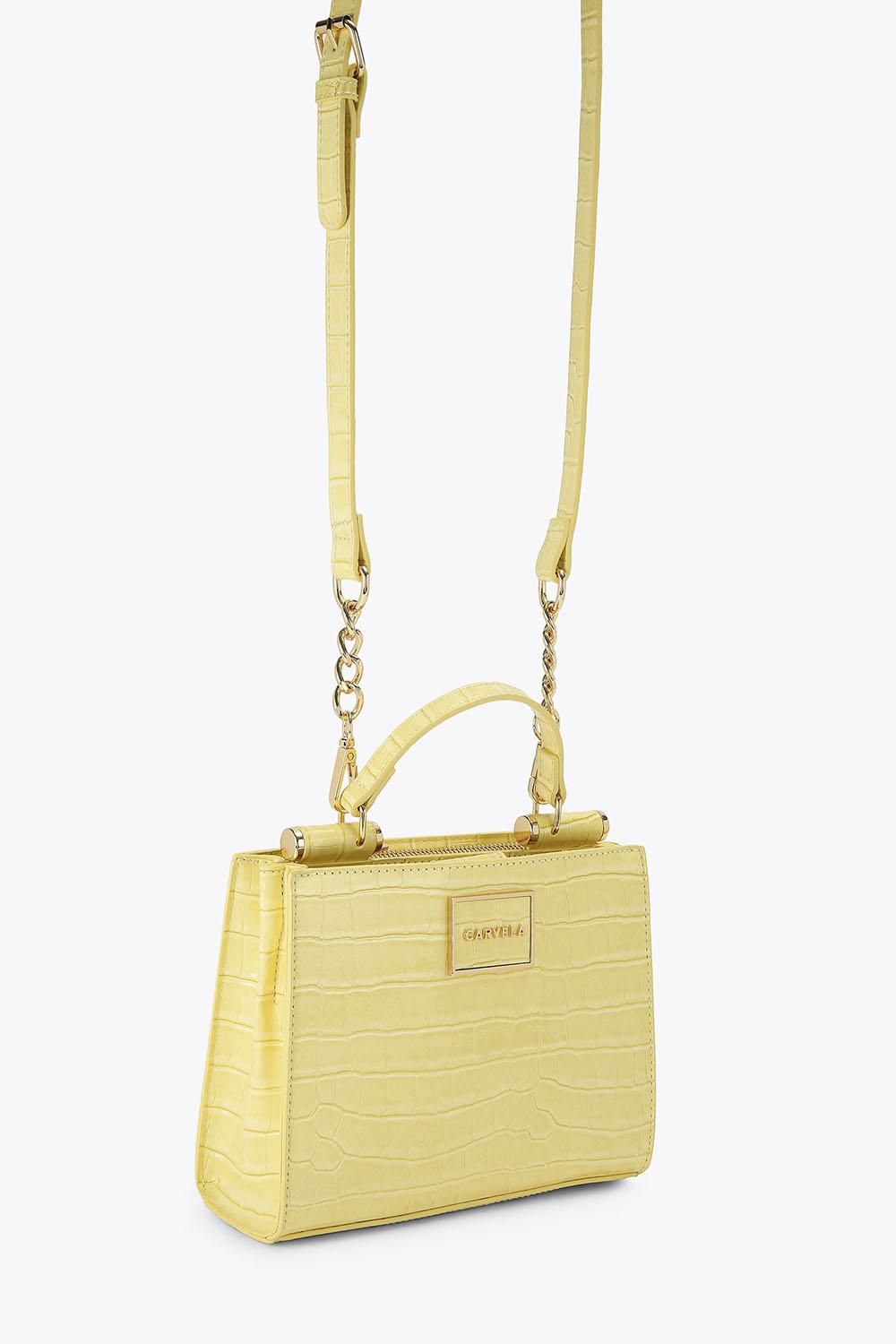 Carvela Jessica Mini Tote 2' Croc Print Bag