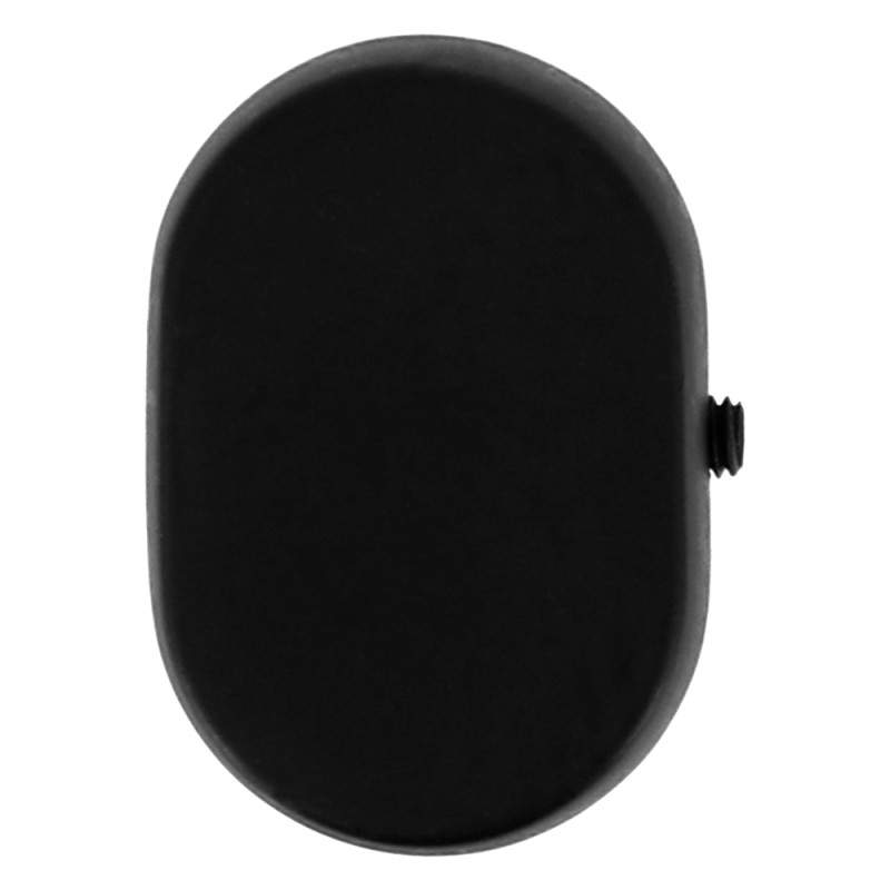 Bouchon pour barre de dressing en métal noir mat Ø 25 mm 2 pièces MOBOIS