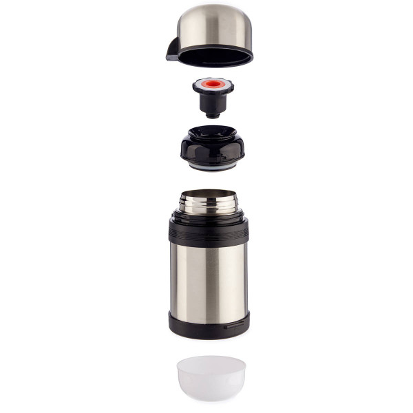 Termos ze stali nierdzewnej, 800 ml, elastyczny uchwyt