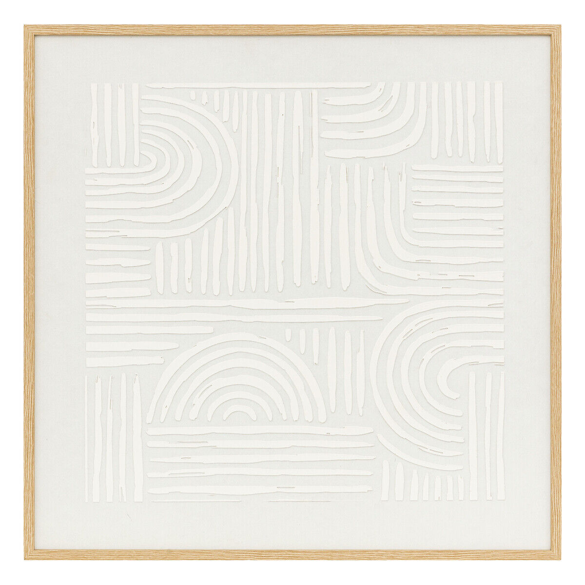 Quadro decorativo KAYA branco 60x60cm