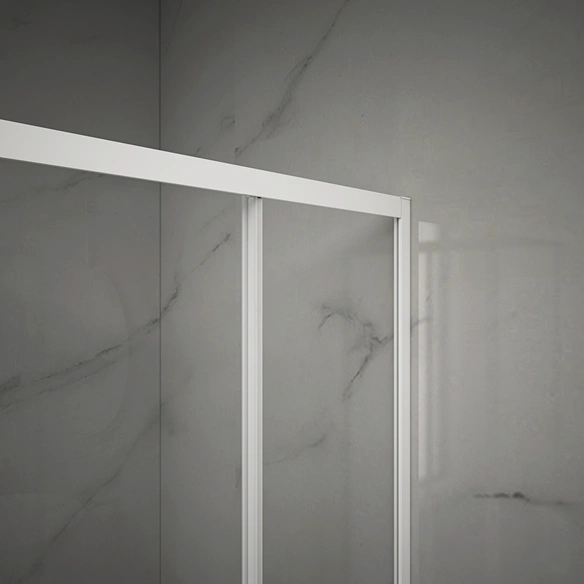 Glasdusche, HxT: 200 x 90 cm