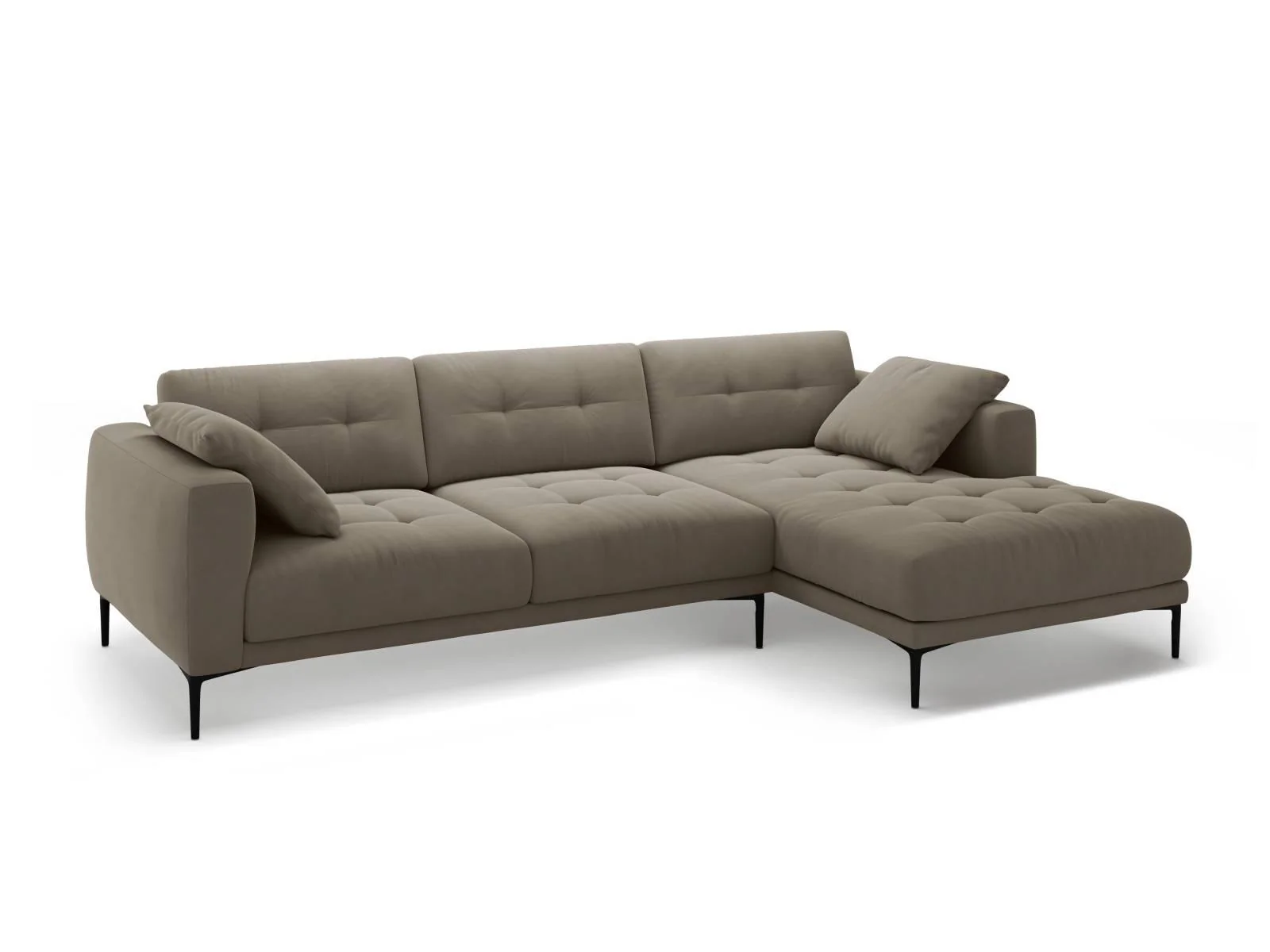 Hoekbank Bemy velvet rechts