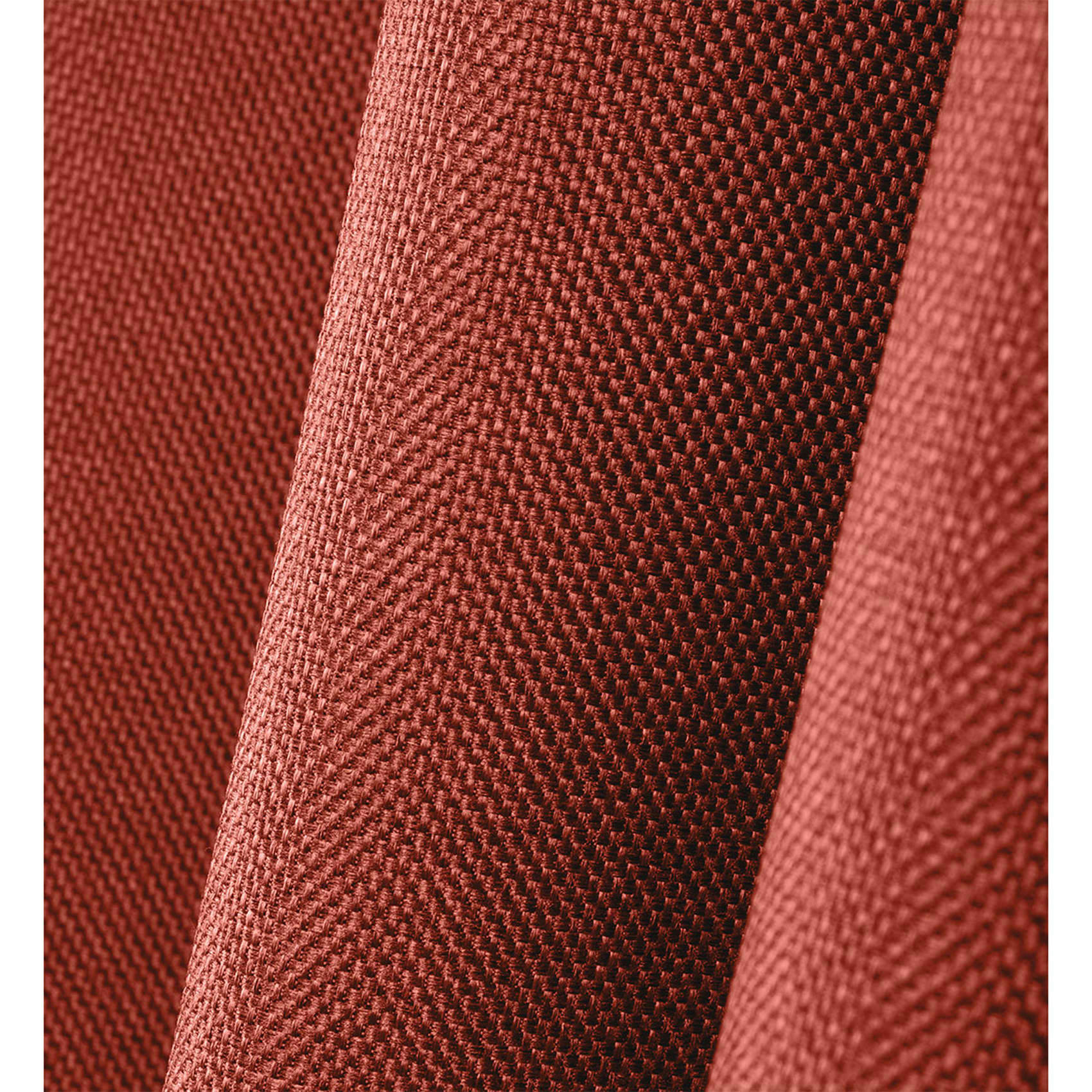 - Rideau occultant uni tramé polyester terracotta 140x260 cm