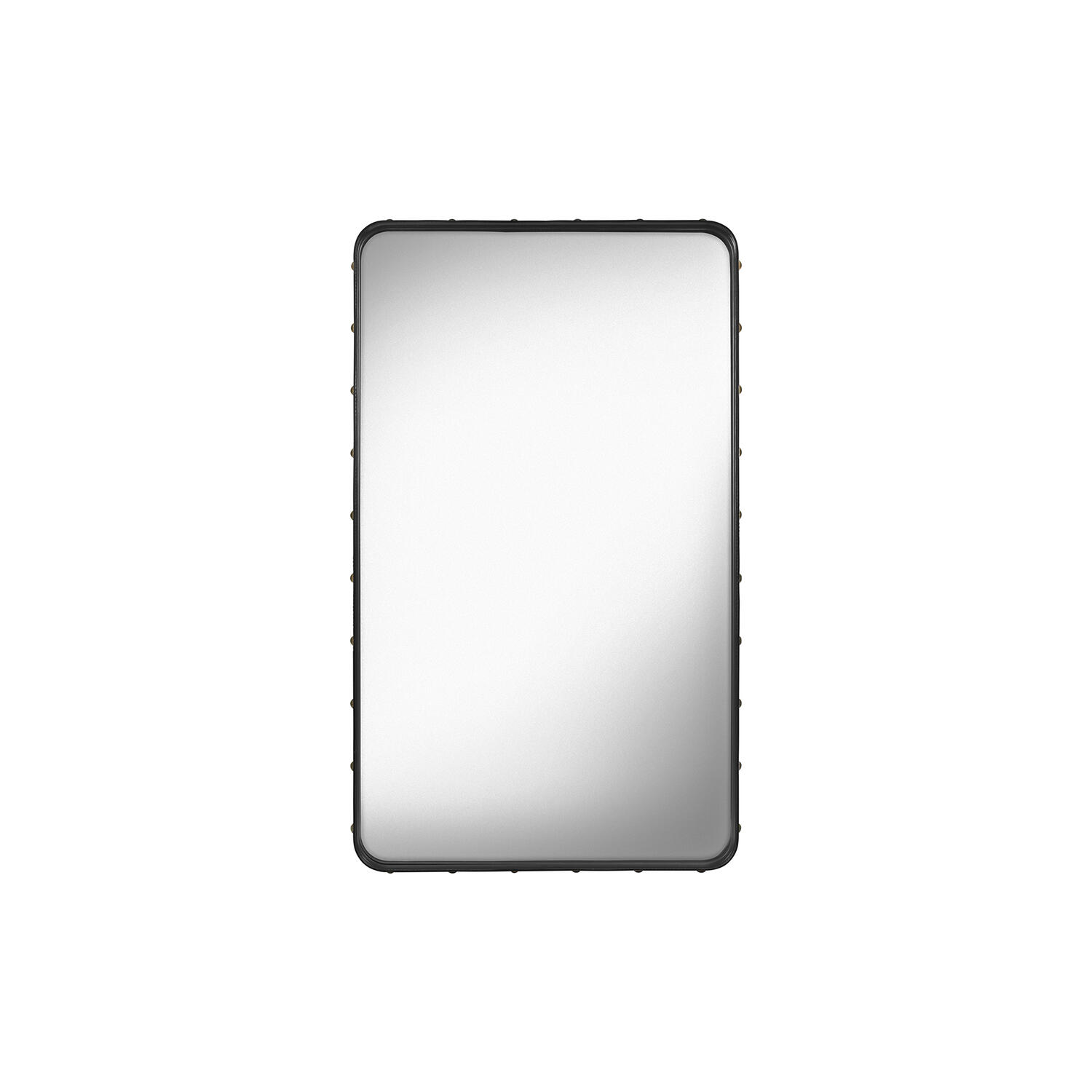 Adnet Rectangular Wall Mirror, black