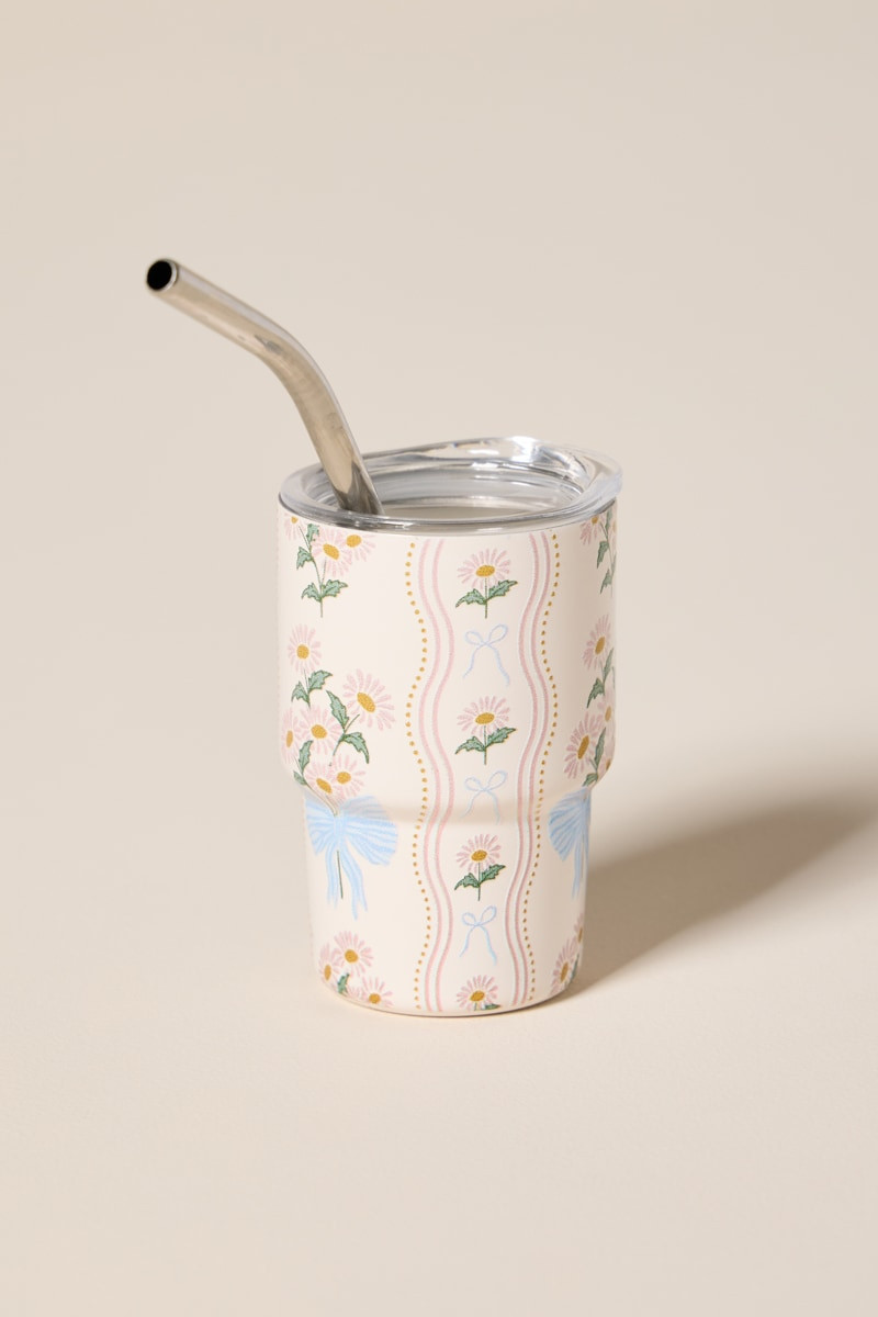 Daisy Bow Tiny Tumbler 2oz