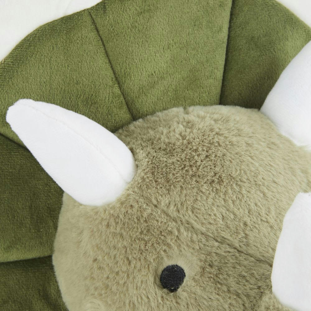 TREVOR - Trophée dinosaure vert kaki 34x30