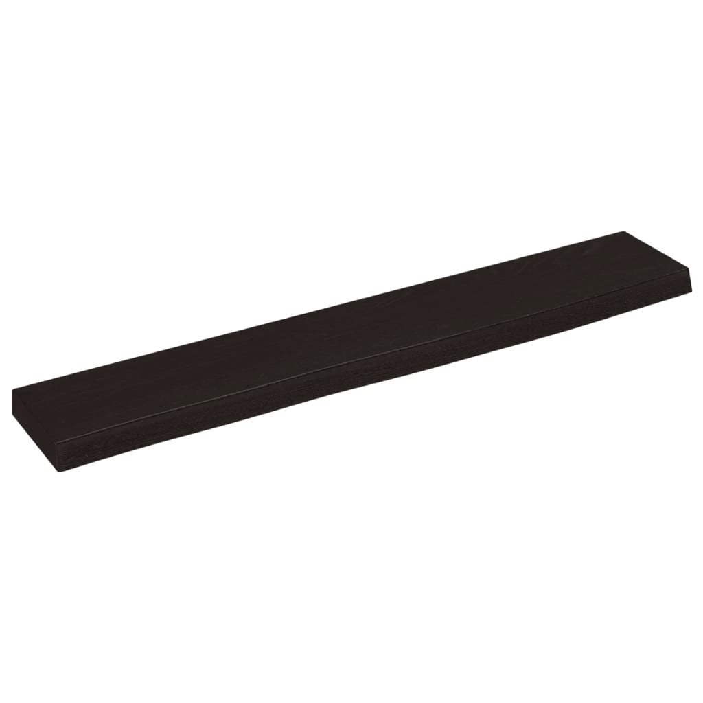 VidaXL Półka ciemnobrązowa 60x10x2 cm