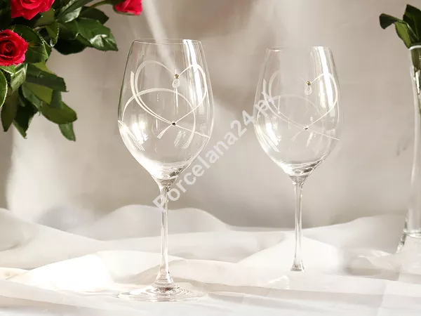 Kpl. kieliszków do wina czerwonego 470 ml (2szt) Mati - Serca 21.25260-0470