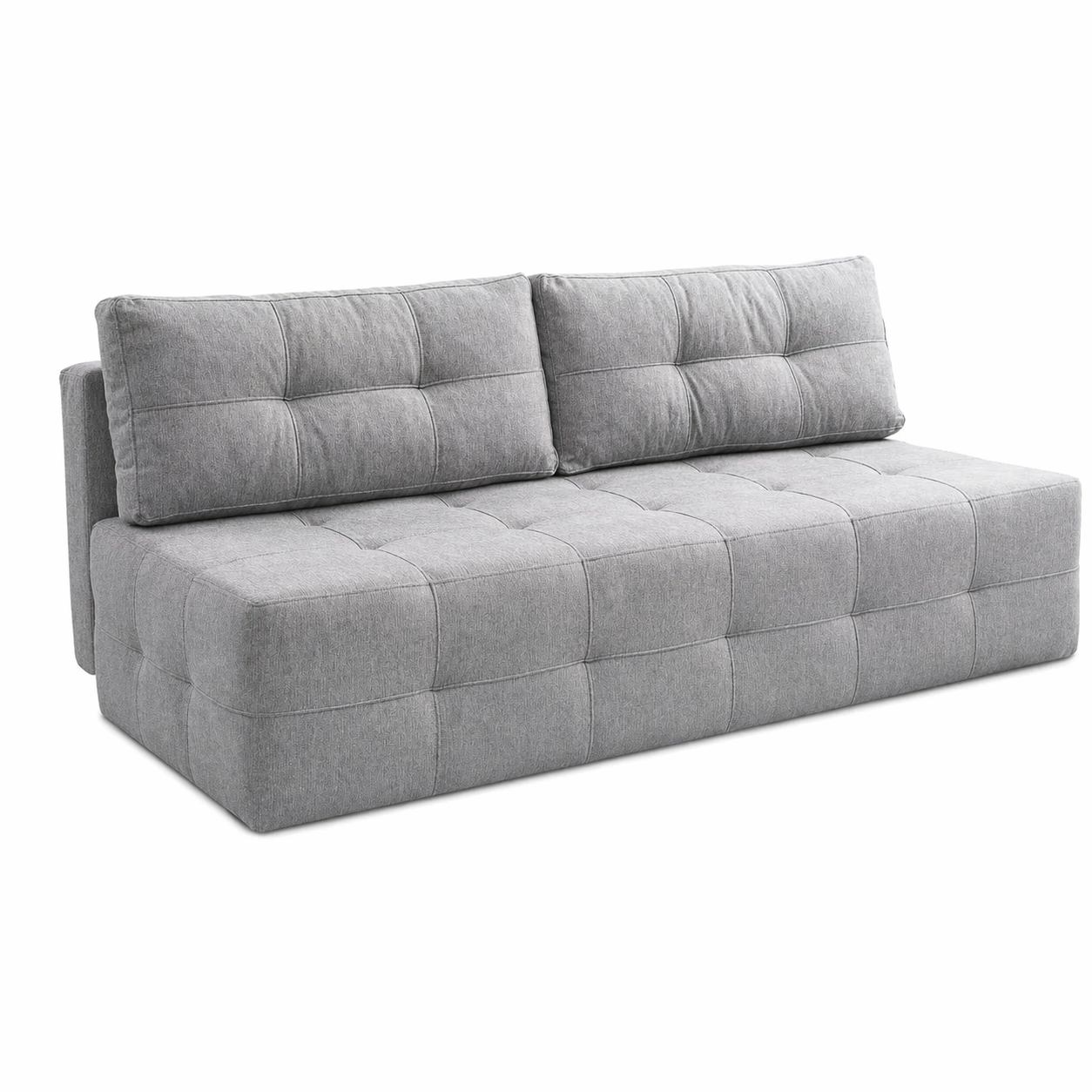 Sofa Rozkładana Kanapa z Funkcją Spania Dwuosobowa Do Salonu Szara MORANA