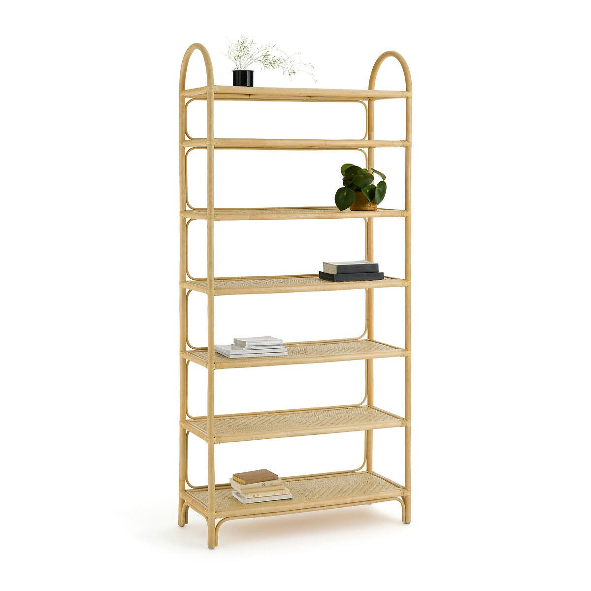 Etagère canne de rotin 221 cm, Malu