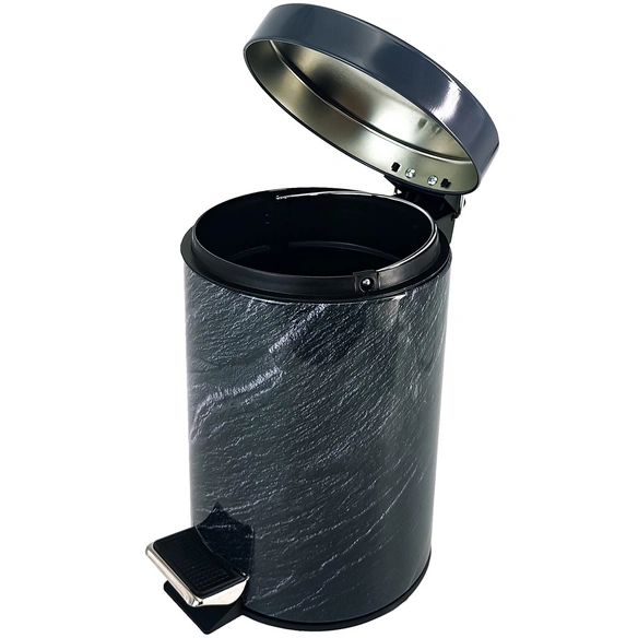 Kosmetikeimer »Granit«, 3,0L, Schwarz, Rund