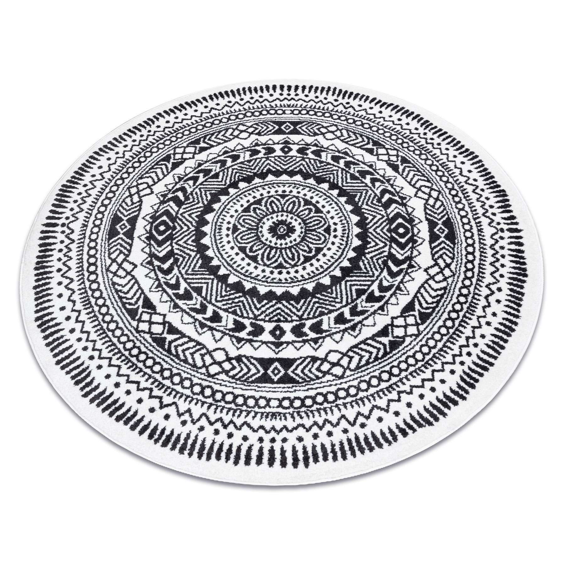 Dywan FUN Napkin serweta - szary koło 100 cm