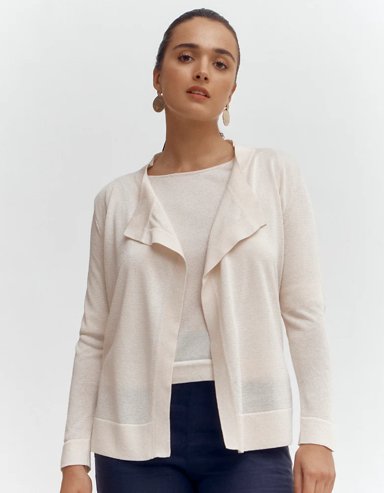Gilet twin-set maille irisée GABRIELLE/87110/011