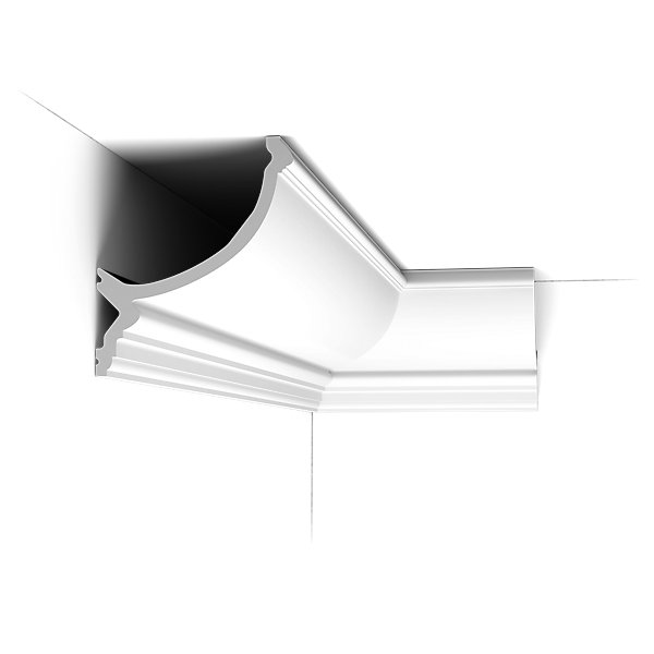 C900 Corniche plafond pour éclairage indirect Orac Decor - 17x14,5x200cm (h x p x L) - A l'unité