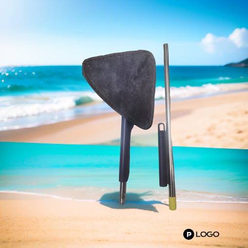NNETM 360&deg; Triangle Rotating Cleaning Mop with Long Handle