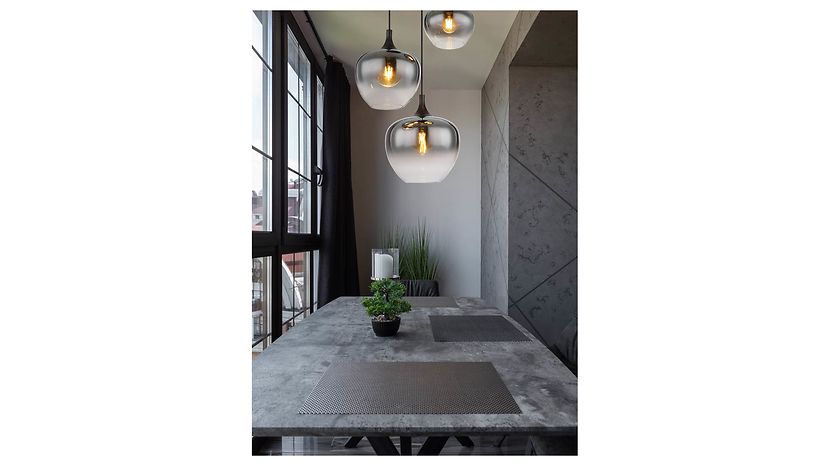 Lampa wisząca Maxy 3-punktowa metalowa czarna